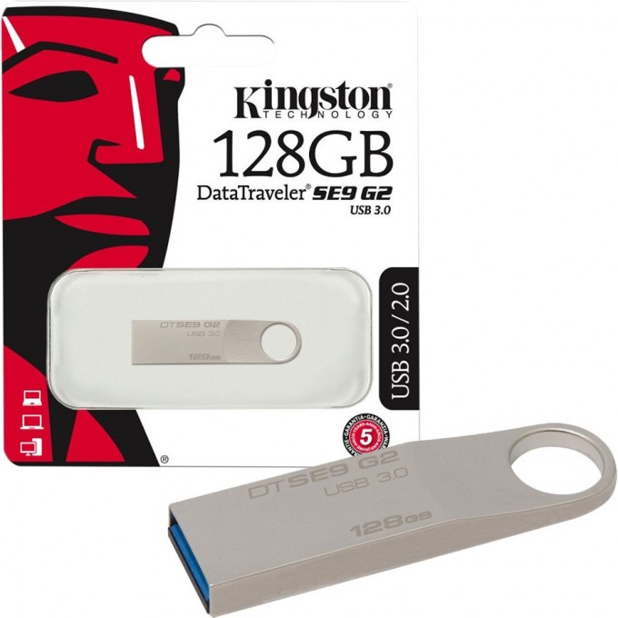 Флешка KINGSTON 128GB DTSE9G2-128GB 509165 Флешка KINGSTON 128GB DTSE9G2-128GB 509165
