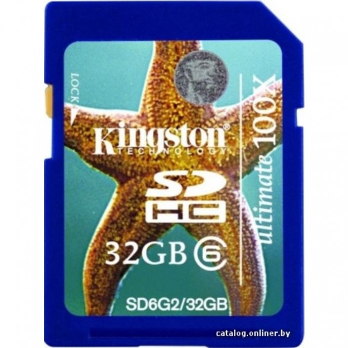 Карта памяти KINGSTON 16GB SD6G2-16GB 350191 Карта памяти KINGSTON 16GB SD6G2-16GB 350191