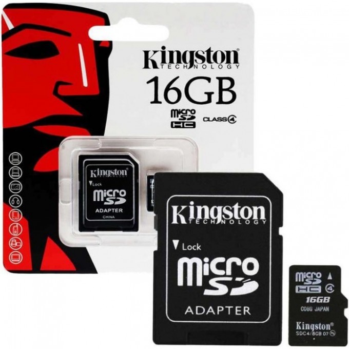 Карта памяти KINGSTON 16GB SDCS-16GBSP 584991 Карта памяти KINGSTON 16GB SDCS-16GBSP 584991