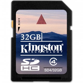 Карта памяти KINGSTON 32GB SD4-32GB Карта памяти KINGSTON 32GB SD4-32GB