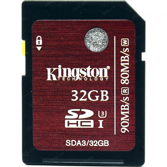 Карта памяти KINGSTON 32GB SDA3-32GB 454638 Карта памяти KINGSTON 32GB SDA3-32GB 454638