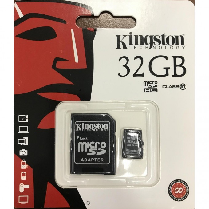Карта памяти KINGSTON 32GB SDCS-32GB 563905 Карта памяти KINGSTON 32GB SDCS-32GB 563905