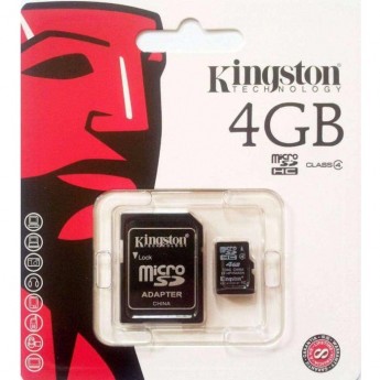Карта памяти KINGSTON 4GB class10 microSDHC SD10V-4GB