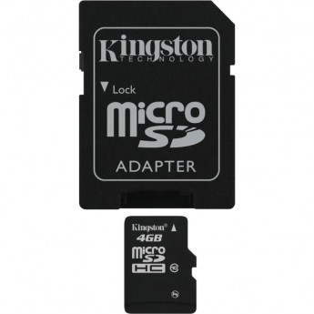 Карта памяти KINGSTON 4GB class10 microSDHC SDC10-4GB