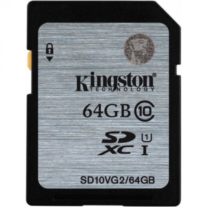 Карта памяти KINGSTON 64GB SD10VG2-64GB 499553 Карта памяти KINGSTON 64GB SD10VG2-64GB 499553