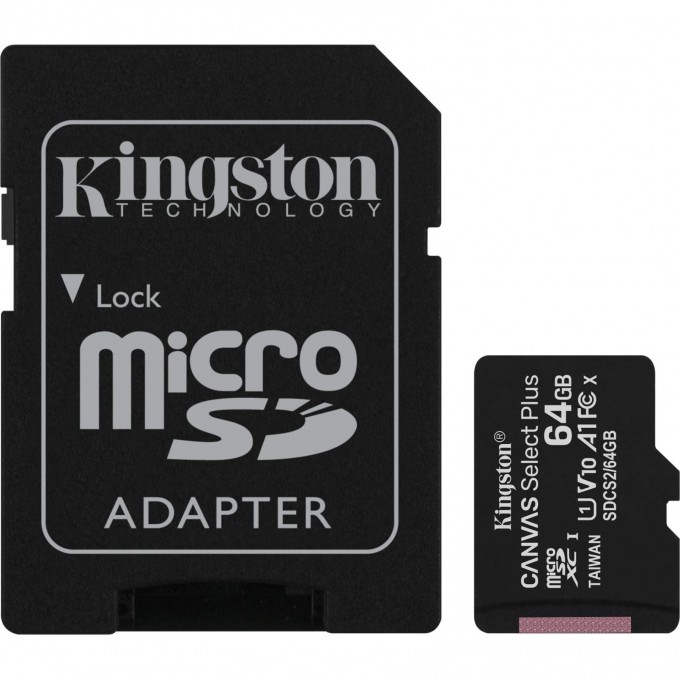Карта памяти KINGSTON 64GB SDCG3/64GB 625677 Карта памяти KINGSTON 64GB SDCG3/64GB 625677