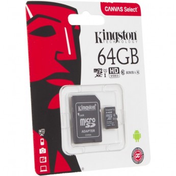 Карта памяти KINGSTON 64GB SDCS-64GB Карта памяти KINGSTON 64GB SDCS-64GB