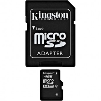 Карта памяти KINGSTON microSDHC 4 ГБ [SDC4/4GB]