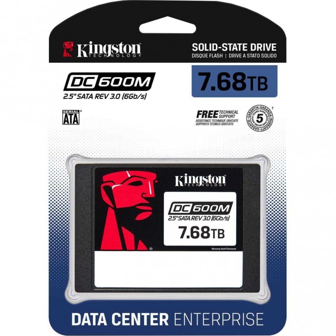 Накопитель SSD 7.68Tb KINGSTON DC600M () SEDC600M/7680G Накопитель SSD 7.68Tb KINGSTON DC600M () SEDC600M/7680G