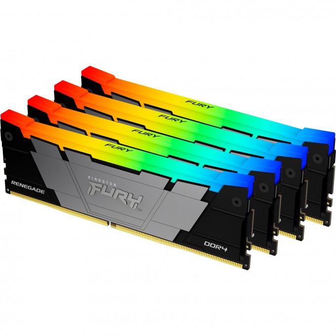 Оперативная память 128Gb DDR4 3200MHz KINGSTON FURY RENEGADE () (4x32Gb KIT) KF432C16RB2AK4/128 Оперативная память 128Gb DDR4 3200MHz KINGSTON FURY RENEGADE () (4x32Gb KIT) KF432C16RB2AK4/128