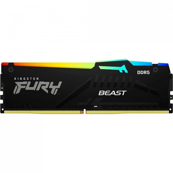Оперативная память 16Gb DDR5 5200MHz KINGSTON FURY BEAST RGB () KF552C36BBEA-16 Оперативная память 16Gb DDR5 5200MHz KINGSTON FURY BEAST RGB () KF552C36BBEA-16
