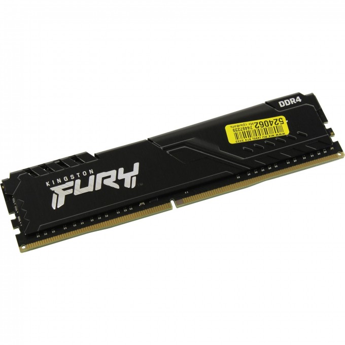 Оперативная память 32Gb DDR4 3200MHz Kingston Fury Beast Black () KF432C16BB/32 Оперативная память 32Gb DDR4 3200MHz Kingston Fury Beast Black () KF432C16BB/32