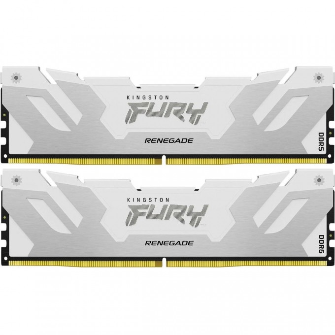 Оперативная память 32Gb DDR5 6400MHz KINGSTON FURY RENEGADE WHITE () (2x16Gb KIT) KF564C32RWK2-32 Оперативная память 32Gb DDR5 6400MHz KINGSTON FURY RENEGADE WHITE () (2x16Gb KIT) KF564C32RWK2-32