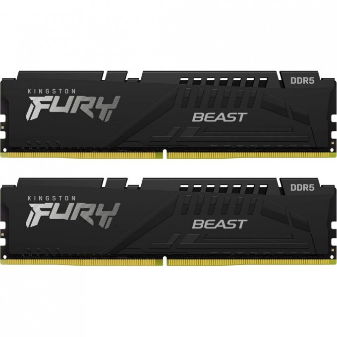Оперативная память 64Gb DDR5 5600MHz KINGSTON FURY BEAST () (2x32Gb KIT) KF556C40BB2K2-64 Оперативная память 64Gb DDR5 5600MHz KINGSTON FURY BEAST () (2x32Gb KIT) KF556C40BB2K2-64