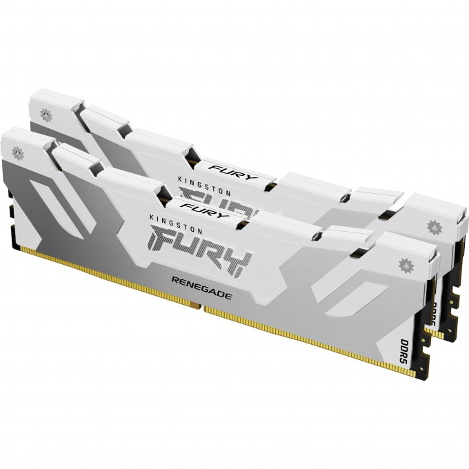 Оперативная память 64Gb DDR5 6000MHz KINGSTON FURY RENEGADE WHITE () (2x32Gb KIT) KF560C32RWK2-64 Оперативная память 64Gb DDR5 6000MHz KINGSTON FURY RENEGADE WHITE () (2x32Gb KIT) KF560C32RWK2-64