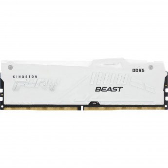 Память оперативная KINGSTON 32GB 6400MT/s DDR5 CL32 DIMM FURY Beast White RGB XMP