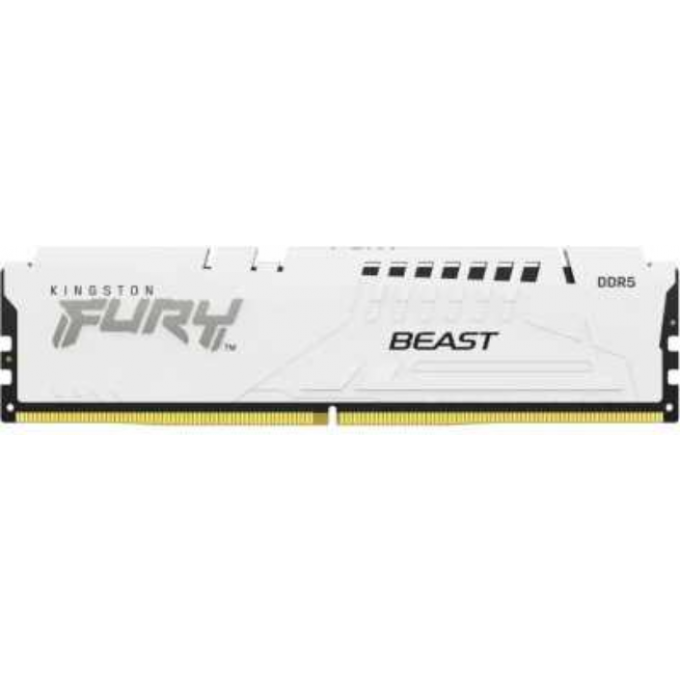 Память оперативная KINGSTON FURY BEAST WHITE EXPO 16GB 6000MT/s DDR5 CL36 DIMM KF560C36BWE2-16 Память оперативная KINGSTON FURY BEAST WHITE EXPO 16GB 6000MT/s DDR5 CL36 DIMM KF560C36BWE2-16