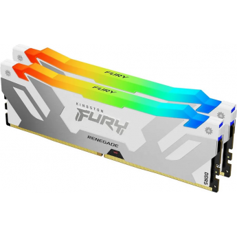 Память оперативная KINGSTON FURY RENEGADE RGB WHITE XMP 64GB 6400MT/s DDR5 CL32 DIMM