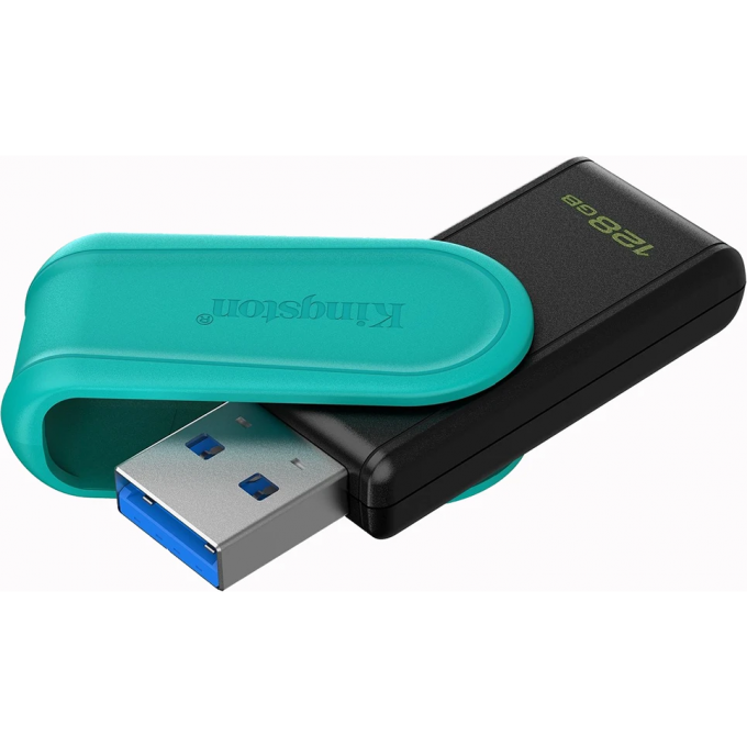 USB Flash накопитель 128Gb KINGSTON DATATRAVELER EXODIA S Black/Turquoise () DTXS/128GB